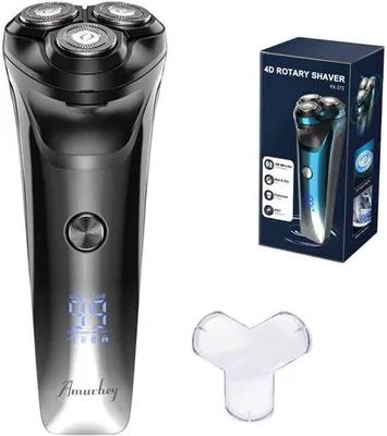 Obrázek produktu pro Bezdrátová elektrická holicí strojky s nástavcem na zastřihování vousů a dlouhou výdrží baterie