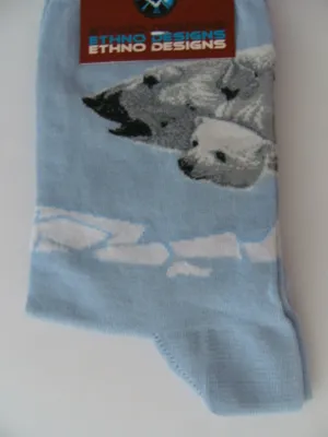 Produktbild von Socken Eisbär 41 - 43, Strümpfe Tier Tiere Socke Eisbären