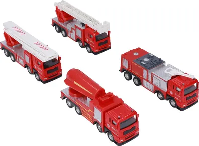 Produktbild von Feuerwehrauto-Spielzeugset, kultivieren das Sicherheitsbewusstsein, rostfrei, Feuerwehrmann-Spielfahrzeuge für Kinder ab 3 Jahren, Heimkindergarten