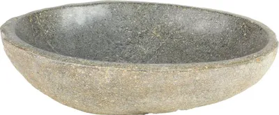 Produktbild von Vogeltränke Naturstein Garten frostfest + UV-beständige Modell -Saluopa- Tränke Wasserschale Wassertränke f. Vögel u. Insekten Stein Vogel Schale Trinkstein Flussstein frostsicher Gartentränke bis ca. 35 cm S1