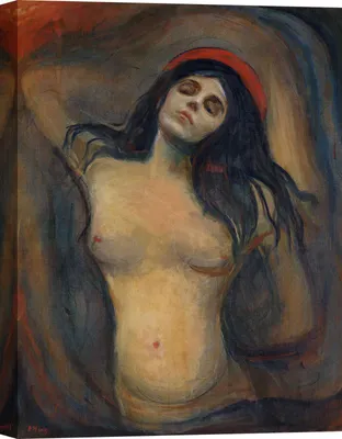 Zdjęcie produktu dla Wydruk na płótnie Edvard Munch, Madonna, 1894-1895 - 70x50 cm