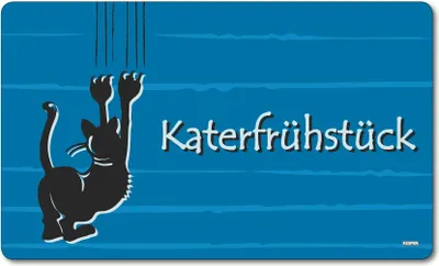 Produktbild von Kesper Frühstückbrettchen, Melamin, Katerfrühstück, 32304