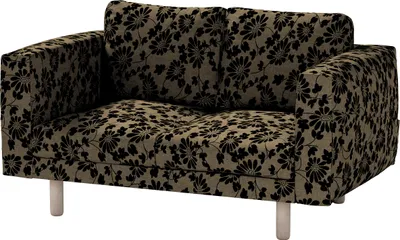 Produktbild von Dekoria Bezug für Norsborg 2-Sitzer Sofa, beige-schwarz, Norsborg 2-Sitzer Sofabezug