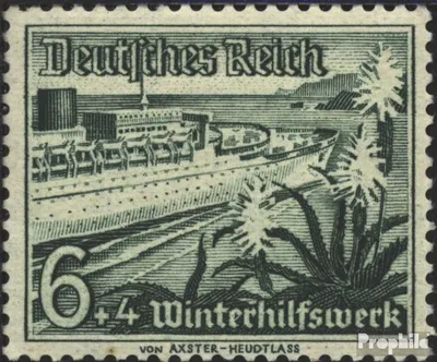 Produktbild von Briefmarken Deutsches Reich 1937 Mi 654 postfrisch Winterhilfswerk: Schiffe