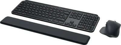 Productafbeelding van Logitech MX Keys S Combo, draadloos, Bluetooth, schaarkoppeling, QWERTY-indeling, LED-verlichting, grafietkleur