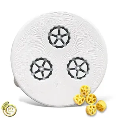 Zdjęcie produktu dla MY PASTA - Kółka / makaron z motywem / wkładka do zupy / dla dzieci - Forma do makaronu pasująca do maszynki do makaronu Philips Pastamaker Avance