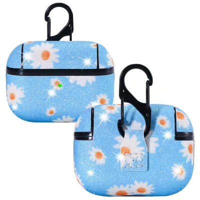 Image de Étui de protection bleu pour Apple AirPods Pro : coque, housse, étui, support