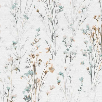 Produktbild von Vliestapete 1056135 Grau Blau Weiß Blumen Floral Forest Dreams Erismann