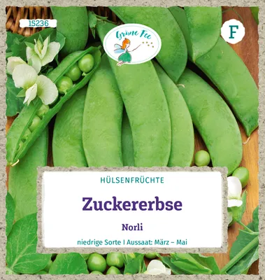 Produktbild von Grüne Fee - Zuckererbse Norli Samen - 15236