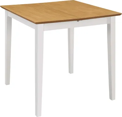 Obrázek produktu pro vidaXL Jídelní stůl rozkládací bílý (80-120)x80x74 cm MDF