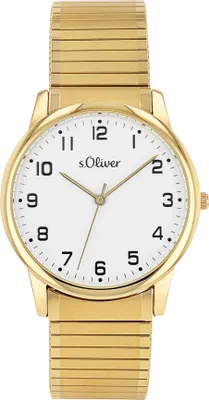 Produktbild von s.Oliver Damen Uhr Armbanduhr Edelstahl gold 2038599