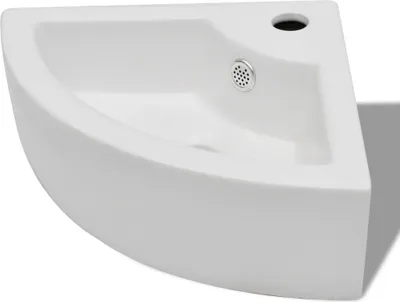 Immagine prodotto di Lavandino con Troppopieno 45x32x12,5 cm Bianco