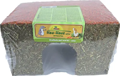 Productafbeelding van JR Farm knaagdier hooihuis wortel middel 350 gram 16248 JR Gebr. de Boon