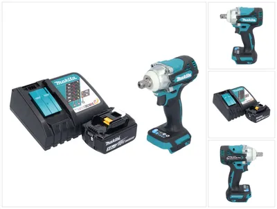Produktbild von Makita DTW 301 RT1 Akku Schlagschrauber 18 V 330 Nm 1/2" Brushless + 1x Akku 5,0 Ah + Ladegerät