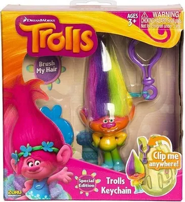 Productafbeelding van Trolls Regenboog Sleutelhanger, sleutelhanger, artikelnummer 30465
