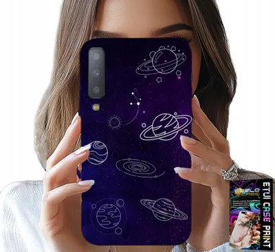 Obrázek produktu pro Pouzdro Pro Samsung A7 2018 - Cosmos Planets Stars Galaxy Designs