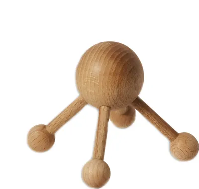 Produktbild von Massagespinne, mit 4 Beinen aus Holz 8,8 cm