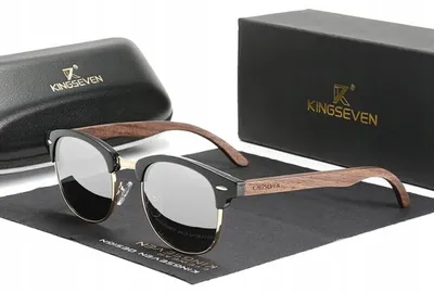 Produktbild von KINGSEVEN N5516 SILVER Pilotenbrille UV400 Polarisierend