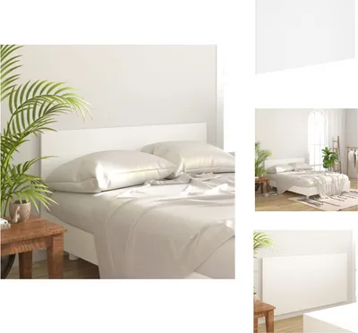 Image de vidaXL Tête de lit Blanc 160x1,5x80 cm Bois composite - Tête & Pieds de lit