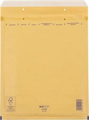 Produktbild von 50x AROFOL CLASSIC Luftpolstertasche  8/H-18 270x360mm für B4 braun