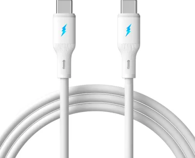 Obrázok produktu pre INF 66W USB-C na USB-C kábel pre rýchle nabíjanie - silikónový, 100 cm biely