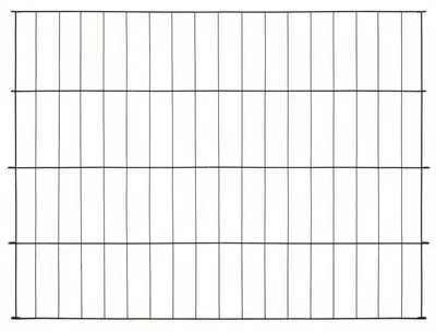 Produktbild von Gartenzaun-Set, 115x79 cm, grün, aus Metall, zur Abgrenzung und zur Dekoration des Gartens