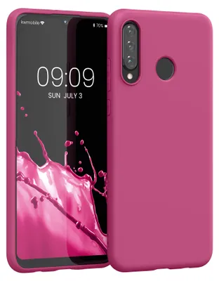 Produktbild von kwmobile Handyhülle für Huawei P30 Lite Hülle - TPU Case - Kabelloses Laden - Schutzhülle Cover in Himbeer Pink