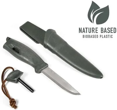 Produktbild von Light My Fire Schwedisches FireKnife  2in1 - Saga Grün