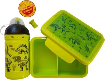 Obrázek produktu pro Dinosauři láhev a svačinový box varianta 33281