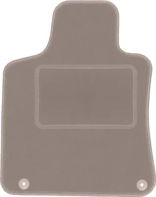 Produktbild von Fahrerfußmatte Velours beige passend für Peugeot 508 II (2018-, Limousine, Kombi, Liftback) – mit Befestigungen – passgenau
