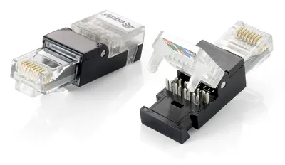 Immagine prodotto di Equip 121163 Connettore Equip RJ45 Cat5e 2 pezzi non schermato senza attrezzi