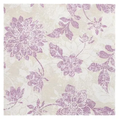 Produktbild von 160 Servietten "ROYAL Collection" 1/4-Falz 40 cm x 40 cm lila "Flowers"