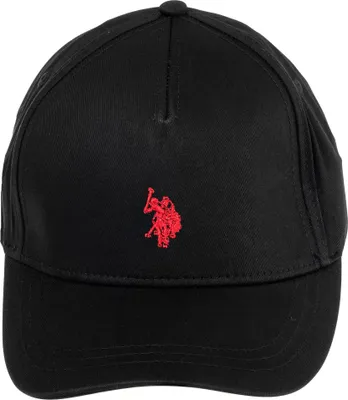 Produktbild von U.S. POLO ASSN. Uni Cap - Logo, Schriftzug, Baumwolle, einfarbig Schwarz One Size