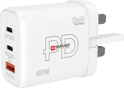 Produktbild von Ladegerät UK usw. 2xUSB-C PD + 1xUSB-A GaN 65W