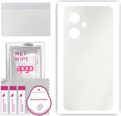 Produktbild von apgo Rückseite Schutzfolie, Matt, kompatibel mit Vivo Y35m Plus, Hinten Hydrogel-Displayschutzfolie mit Positionierhilfe, kratzfest, einfache Montage