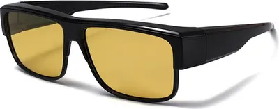 Produktbild von INF Polarisierte Clip-on Sonnenbrille - Schwarzer Rahmen Nachtsicht