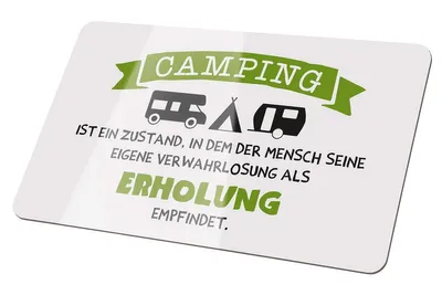Produktbild von Rechteckiges Frühstücksbrettchen mit Wohnwagenmotiv