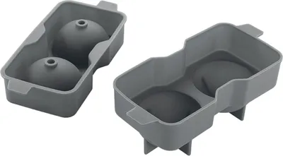 Obrázek produktu pro metaltex 253532001 metaltex forma na kostky ledu, silikonová, na 2 kostky, černá