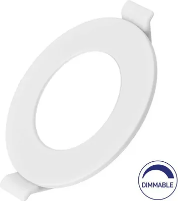 Obrázok produktu pre LED panelové vstavané svetlo okrúhle 6 W | stmievateľné | Ø 11 cm | biela teplá biela (3000 K)