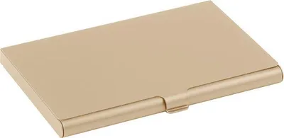 Image de Go Go Gadget – Porte-cartes de crédit/passeport/cartes de visite robuste en aluminium – Classeur pour cartes de visite – Étui – Portefeuille – Or