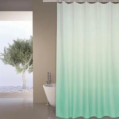 Produktbild von MSV Anti-Schimmel Duschvorhang - Anti-Bakteriell, waschbar, wasserdicht- Polyester, „Sugar Grün“ 180x200cm