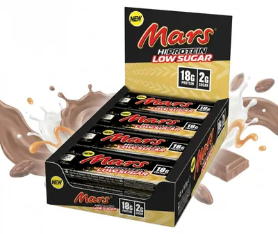 Produktbild von Mars Low Sugar High Protein Bar (12x57g) Milk Chocolate - Riegel - Protein-Riegel