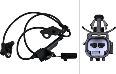 Produktbild von HELLA ABS Sensor Raddrehzahl Vorne Rechts für TOYOTA COROLLA Stufenheck (E15) 6PU 230 048-921