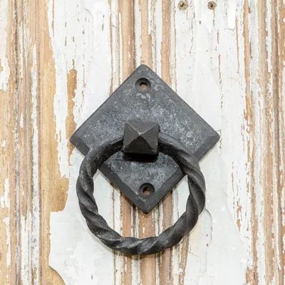 Produktbild von Schubladengriff, Ring, Klein | Eisen schwarz | H9,5xB7,1cm