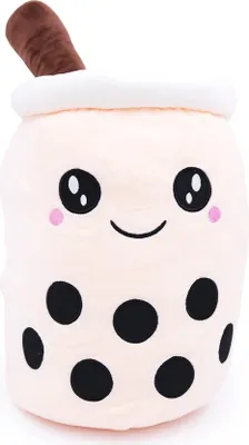 Produktbild von Buzz - Kuscheltier - Boba - Bubble Tea - Kawaii - Groß - Beige - 50 cm