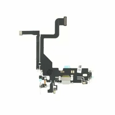 Obrázok produktu pre Nabíjacia zásuvka pre iPhone 13 Pro Silver Dock Connector Flex