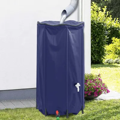 Immagine prodotto di vidaXL Serbatoio d'acqua con rubinetto Pieghevole 250 L PVC