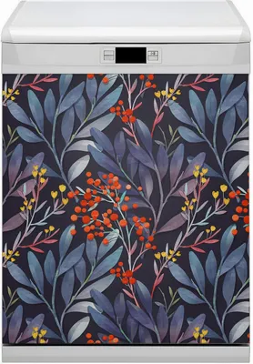 Produktbild von Dekorative Magnetmatte Küche Geschirrspüle 60x80 cm  Magnet für Spülmaschine  - Bildblumen