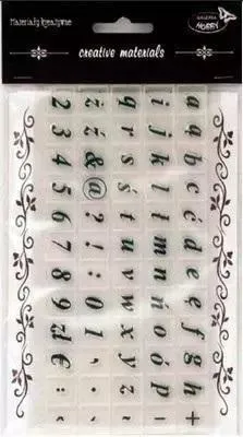 Immagine prodotto di Galleria Hobby Timbri con lettere dell'alfabeto polacco e simboli creativi