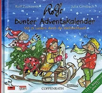 Obrázek produktu pro Rolfův barevný adventní kalendář. CD s knihou